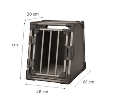 Cage transport aluminium pour chien – photo 3