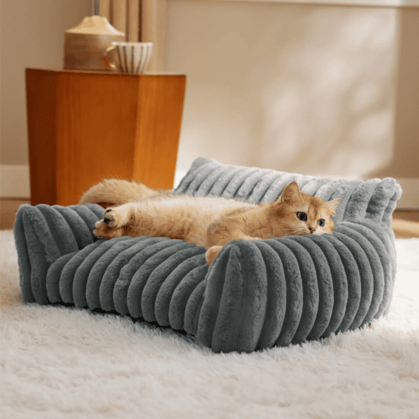Canapé chien en peluche – photo 1