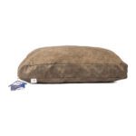Coussin chien effet daim – photo 1