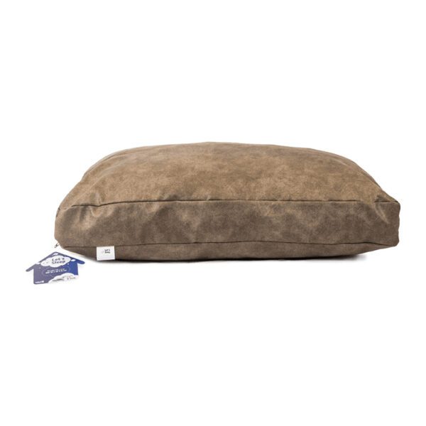 Coussin chien effet daim – photo 1