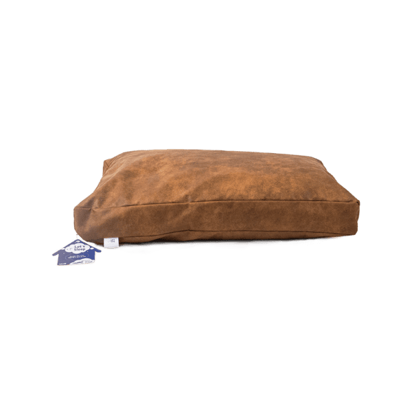 Coussin chien effet daim – photo 7