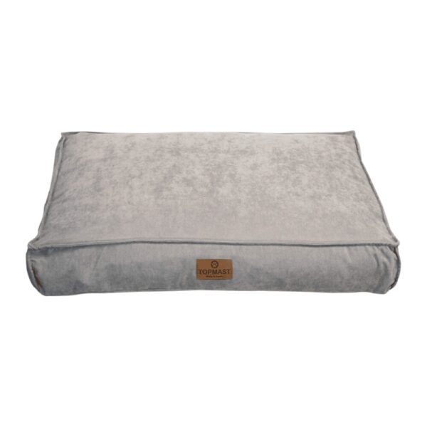 coussin-chien-velours-gris-housse-zippee-1-cadre Coussin chien velours gris – photo 1