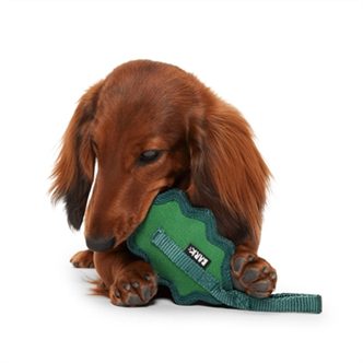 Jouet chien feuille nylon – photo 3