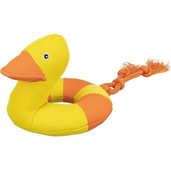 Jouet flottant chien canard corde – photo 1