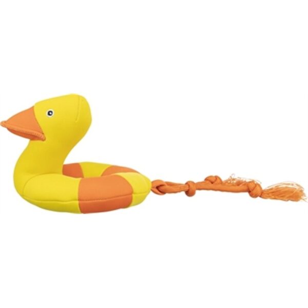 Jouet flottant chien canard corde – photo 2