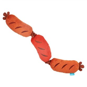 Jouet chien saucisses bungee – photo 1