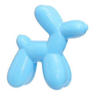 Jouet chien ballon caoutchouc vanille – photo 1