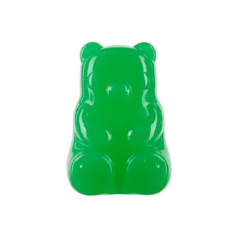 Jouet chien ours orange caoutchouc friandises – photo 1