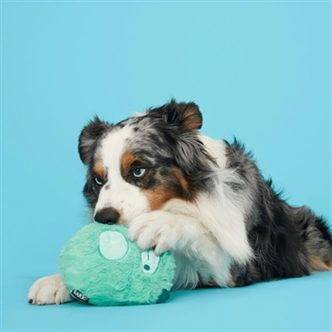Jouet chien yéti vert menthe caoutchouc – photo 2