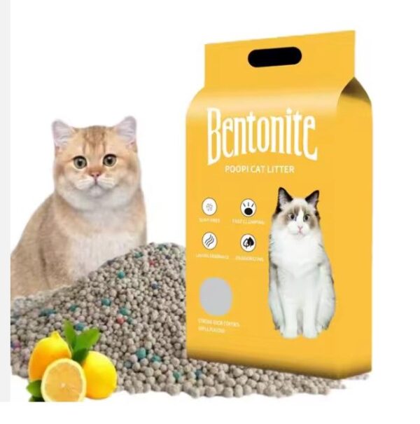 Sac de litière bentonite citron 5 L du pack