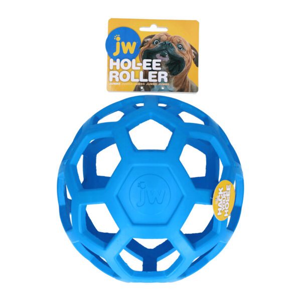 Lot balle Hol-ee Roller bleue et lanceur RingChaser pour chien – photo 1