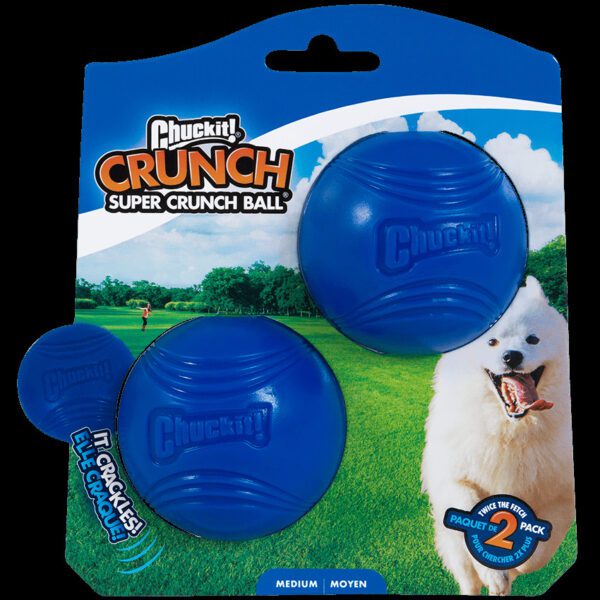 Lot balles Chuckit! Super Crunch et bumper Rugged pour chien – photo 1