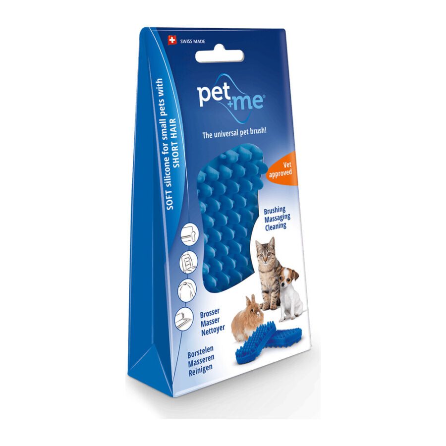 Lot brosse silicone Pet+Me et pelle à litière Pawise pour chat – photo 1