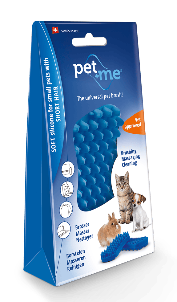 Lot brosse silicone Pet+Me et pelle à litière Pawise pour chat – photo 1
