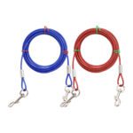 Lot câble d'attache 7 m, distributeur de sacs et bouteille d'eau Pawise pour chien – photo 2