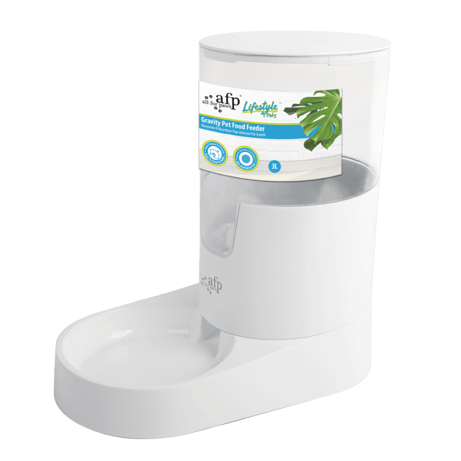 Lot distributeur de croquettes par gravité et gamelle No-Spill 300 ml – photo 1