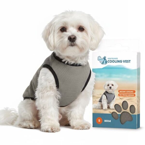 Lot gilet rafraîchissant Coolpets et gamelle Eat Slow pour chien – photo 1