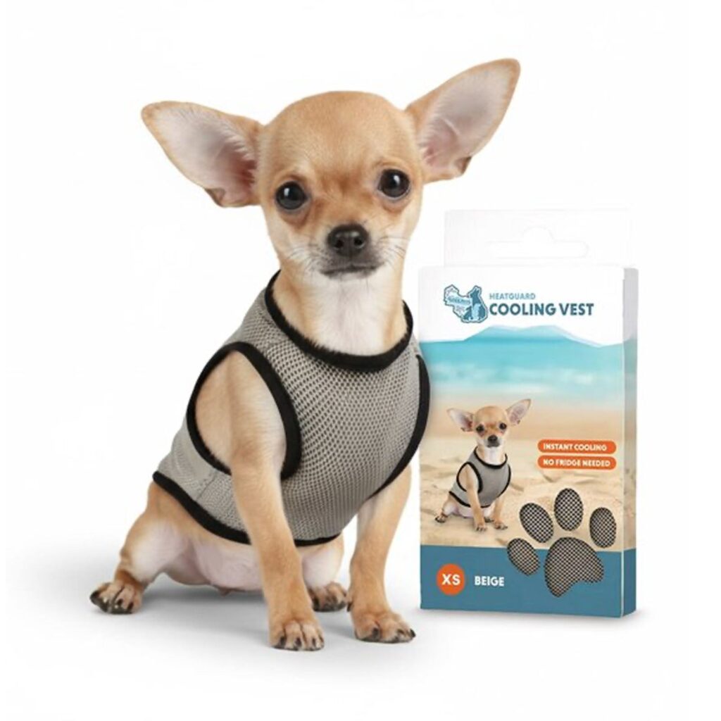 Lot gilet rafraîchissant Coolpets et gamelle Eat Slow pour chien – photo 2