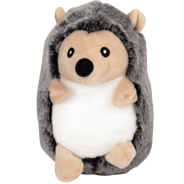 Lot haltère en bois et peluche hérisson Pawise pour chien – photo 2