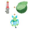 Lot : Phare flottant Trixie Aqua en TPR + Poisson-globe Trixie en TPR + Dragon BARK Humbert en peluche