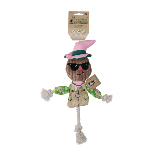 Lot jouet épouvantail Scary Harry et peluche Feather Pals L pour chien – photo 1
