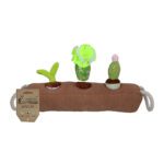 Lot jouet de fouille Snuffle Box Garden Paws et peluche pantoufle Pawise – photo 1