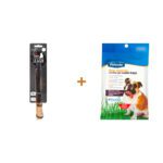 Lot : Laisse pour chien AFP Off Street S + Sacs à déjections de poche Petmate Clean Response On-the-go
