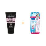 Lot : Baume pattes et truffe Animology pour chien 50 ml + Kit dentaire AFP Sparkle pour chien