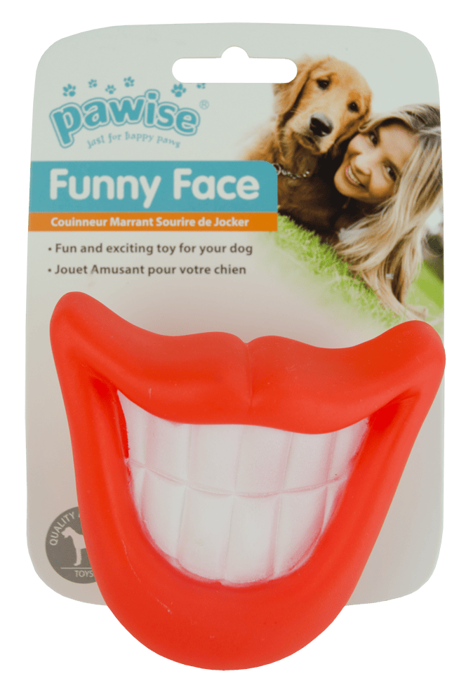 Lot panier Snuggle Pet Bed et jouet Funny Face pour chien – photo 3