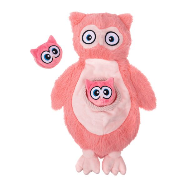 Lot peluche Growl Sidekicks Hoot et Ultra Bumper Tug Chuckit! pour chien – photo 2