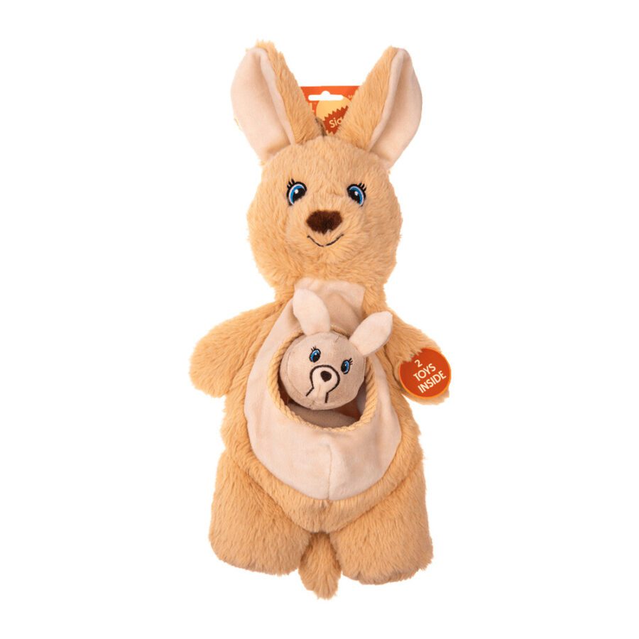 Lot peluche Growl Sidekicks Kanga et dummy flottant Dog Comets – photo 1