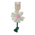 Lot peluche lama Sequine, pneu en mousse et fleur Sakura Garden Paws pour chien – photo 4