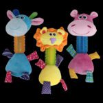 Lot de peluches Puppy Long Neck et Feather Pals pour chien – photo 1