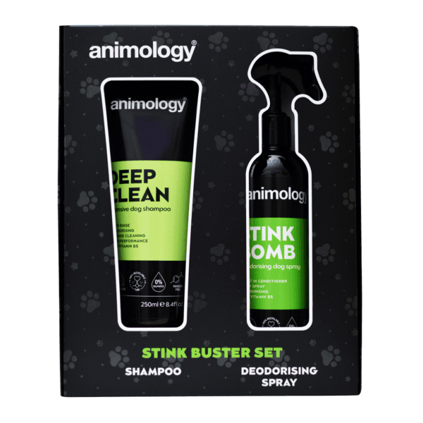 Lot shampoing Animology Stink Buster et brosses Wahl pour chien – photo 1