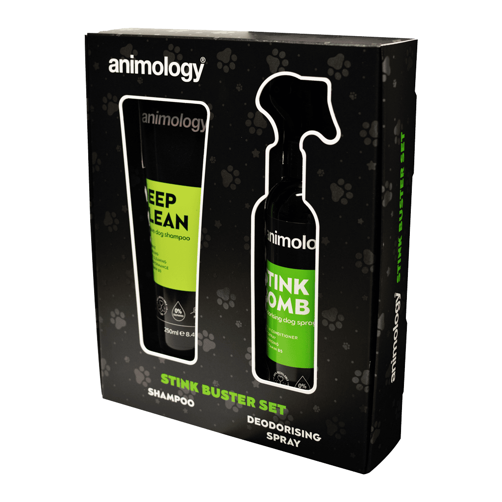 Lot shampoing Animology Stink Buster et brosses Wahl pour chien – photo 2