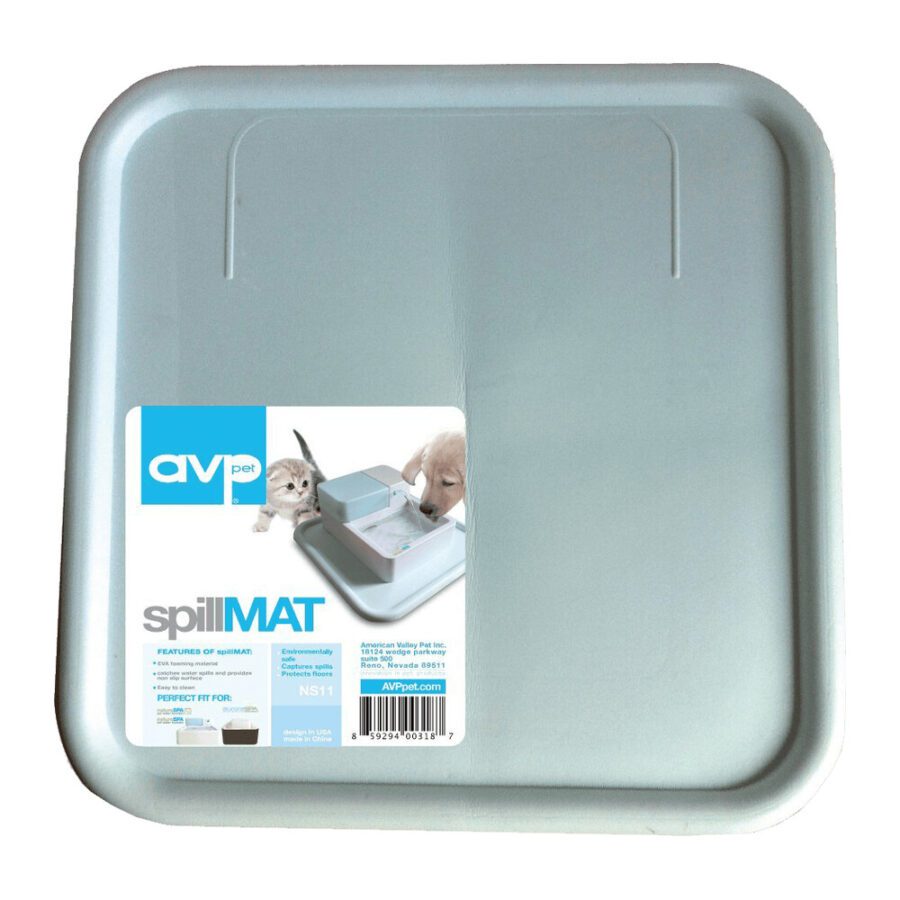 Lot tapis fontaine Nature Spa et set gamelle anti-glouton Pawise pour chien – photo 1