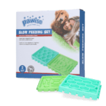 Lot tapis fontaine Nature Spa et set gamelle anti-glouton Pawise pour chien – photo 3