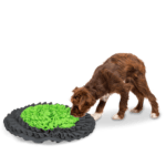 Lot tapis de fouille Eat Slow Live Longer et gamelle antidérapante inox pour chien – photo 2