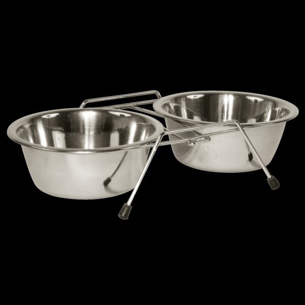 Lot tapis de fouille AFP Dig It et double gamelle inox 2 x 450 ml pour chien – photo 3