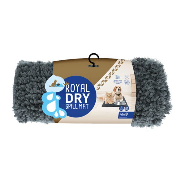 Lot tapis Royal Dry et gamelle inox 11 cm pour chien – photo 2