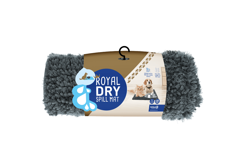 Lot tapis Royal Dry et gamelle inox 11 cm pour chien – photo 2