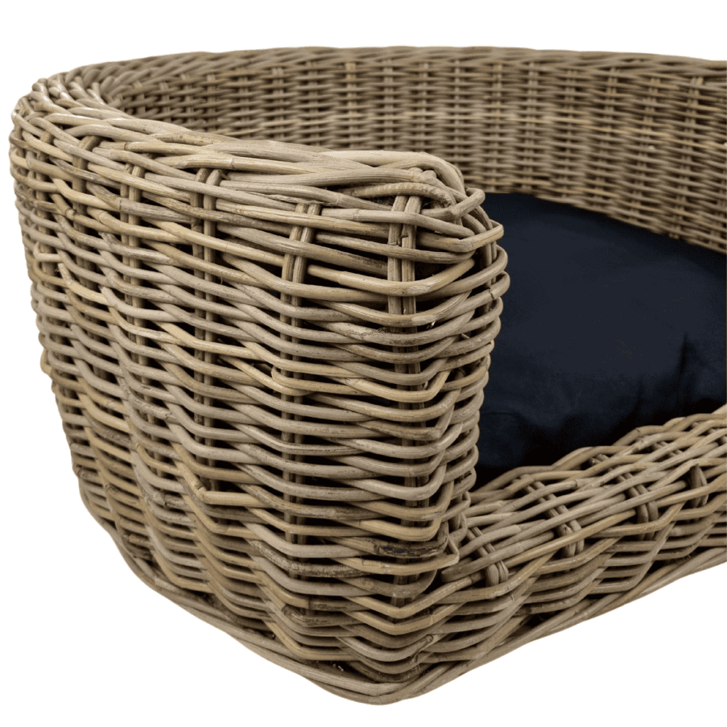Panier rotin chien – photo 4