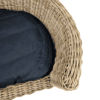 Panier rotin chien – photo 5