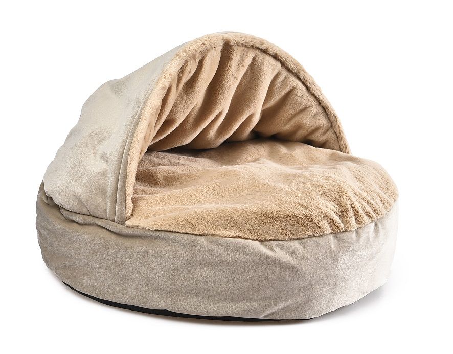 Panier rond fleece pour chien – photo 1