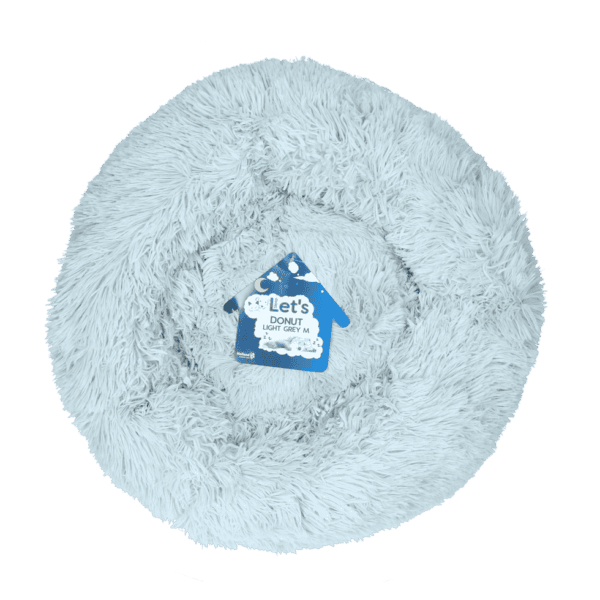 Panier donut Let's Sleep gris clair – photo 1