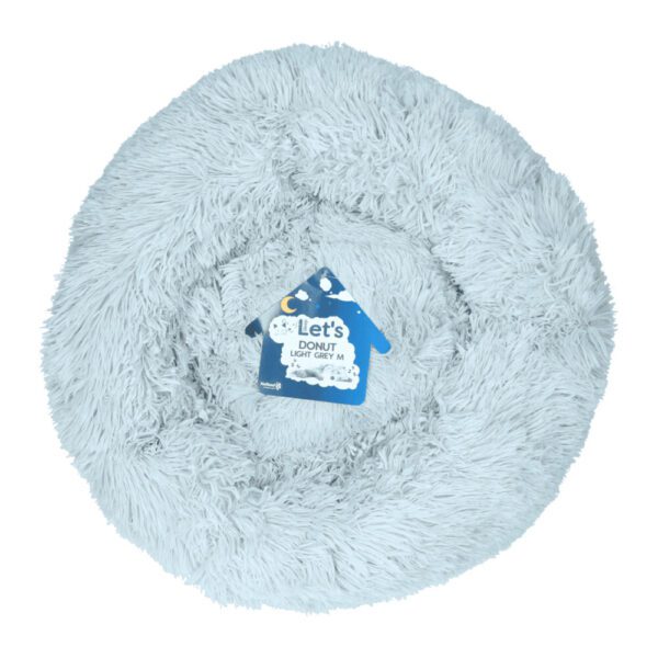 Panier donut Let's Sleep gris clair – photo 1