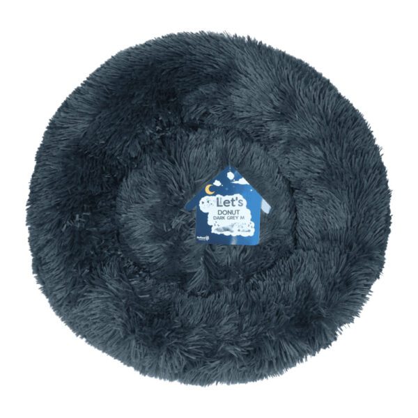 Panier donut Let's Sleep gris foncé – photo 1