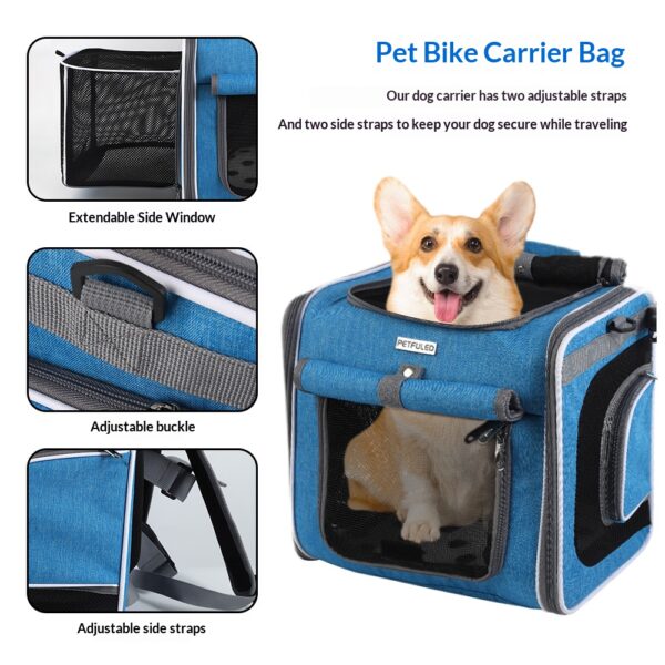 Panier pour chien à vélo – photo 3