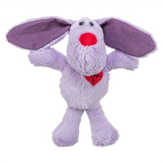 Peluche chien cœur violet – photo 1