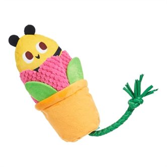 Peluche chien abeille pot de fleurs – photo 1